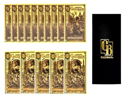 Lot arizona goldback 1 2 - 15, 1/2