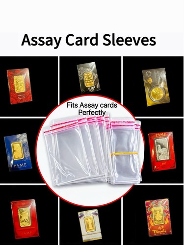 Pamp assay card sleeves - |, gold