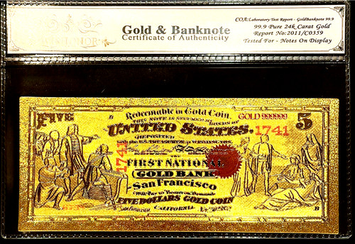 1870 bill united states 24k - $5,
