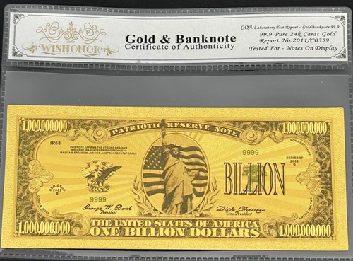 Billion dollar bill us - billion,