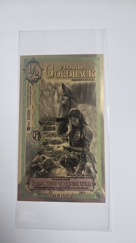 Florida goldback note - florida,