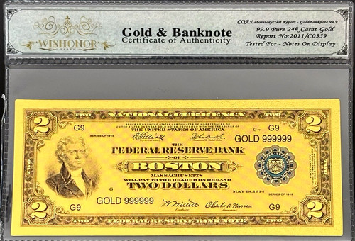 1918 bill banknote - $2,