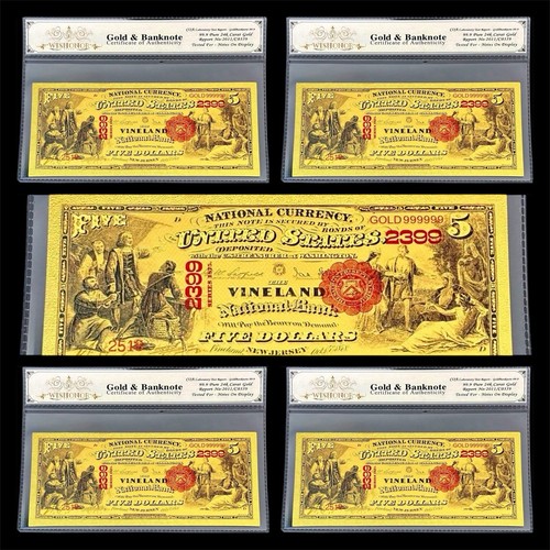 Lot 1875 5 bill - 1875,