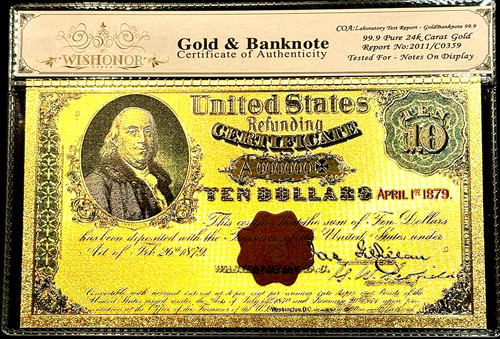 1879 bill united - $10, states