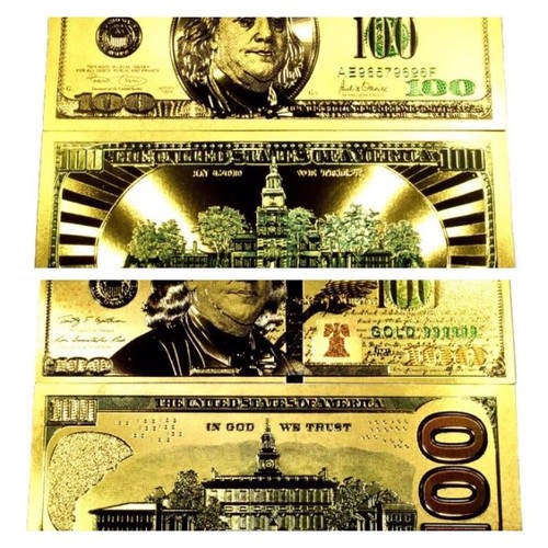 24k gold 100 bills - (2),