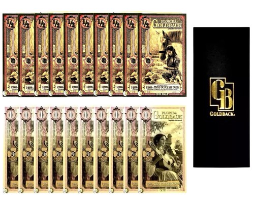Lot florida goldback - lot, 1/2
